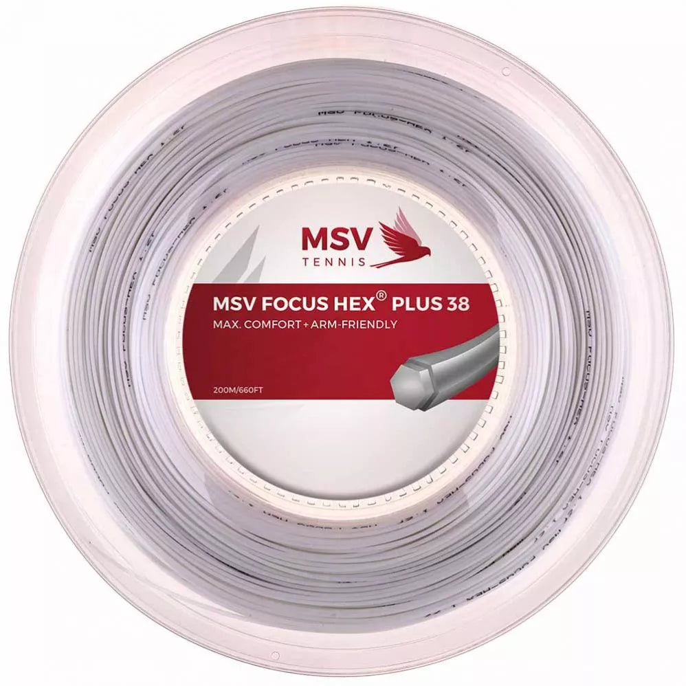 Bobine de 200 m MSV Focus Hex Plus 38 blanc