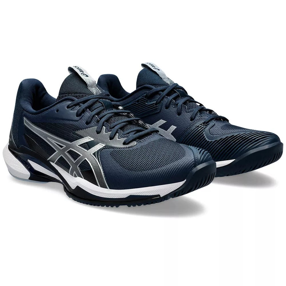 Asics Gel Solution Speed FF 3 Navy Blue / Silver Shoes