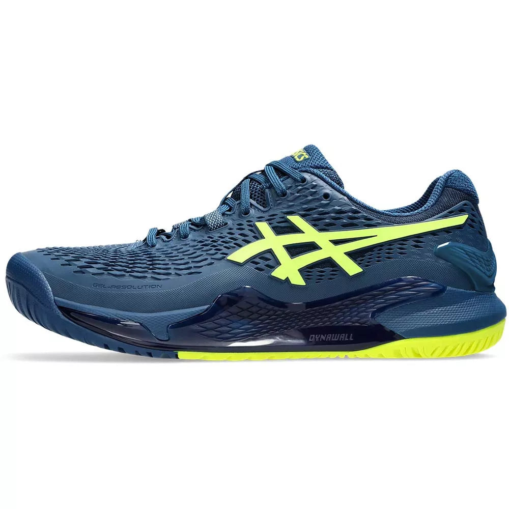 Asics Gel Resolution 9 Navy Blue / Yellow Shoes