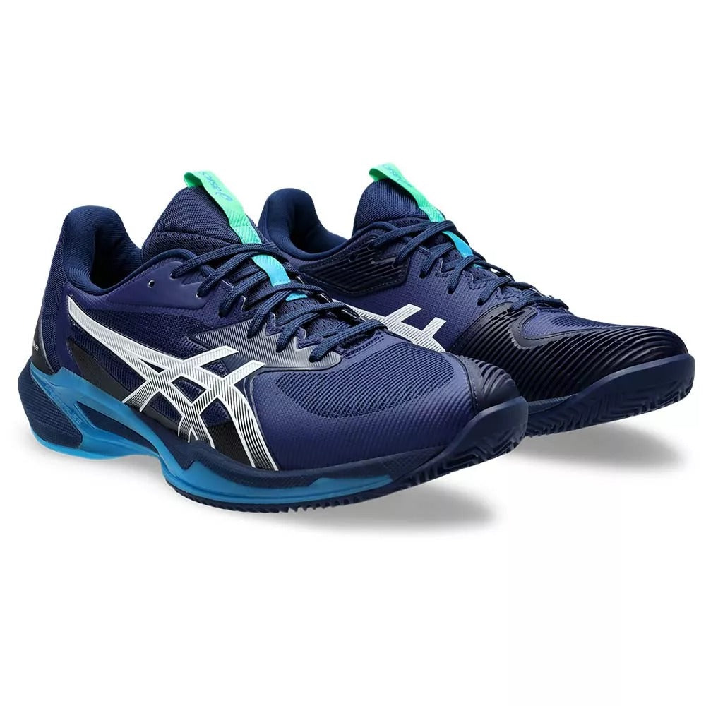 Asics Gel Solution Speed FF 3 Clay Navy Blue / White Shoes