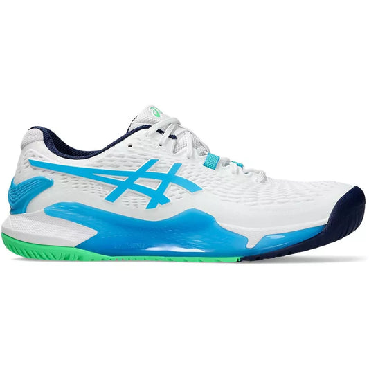 Asics Gel Resolution 9 White / Blue Shoes