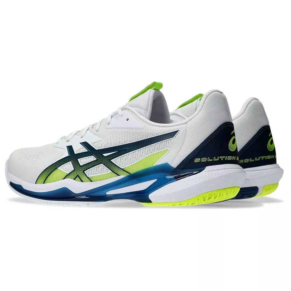 Asics Gel Solution Speed FF 3 White / Yellow / Blue Shoes