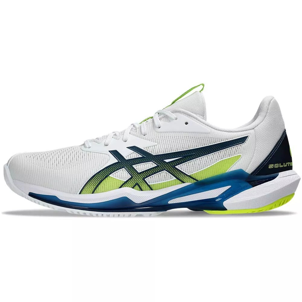 Asics Gel Solution Speed FF 3 White / Yellow / Blue Shoes