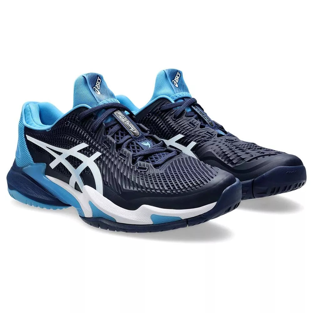 Asics Gel Court FF 3 Novak Navy Blue / Light Blue Shoes