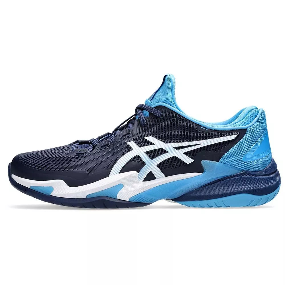 Asics Gel Court FF 3 Novak Navy Blue / Light Blue Shoes