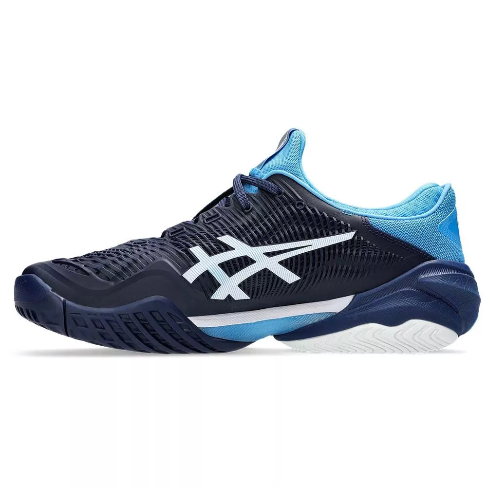 Asics Gel Court FF 3 Novak Navy Blue / Light Blue Shoes