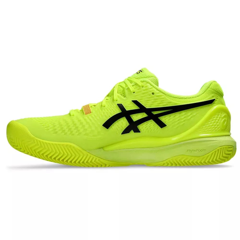 Asics Gel Resolution 9 Clay Yellow Paris 2024 Shoes