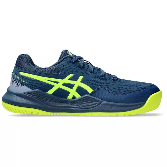 Asics Gel Resolution 9 Gs Junior Blue / Yellow Shoes