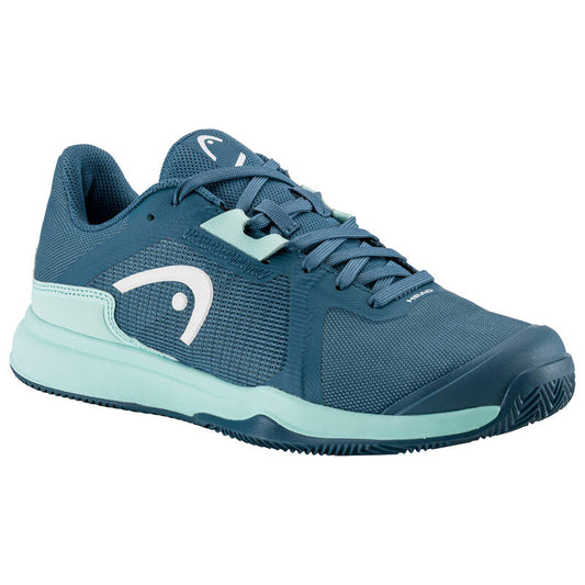 Chaussures Head Sprint Team 3.5 Clay pour femme, bleu sarcelle/bleu sarcelle