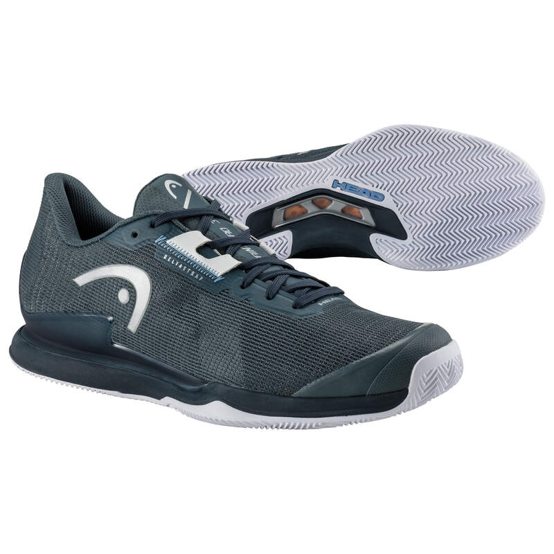 Head Sprint Pro 3.5 Clay Men Dark Grey / Blue Shoes