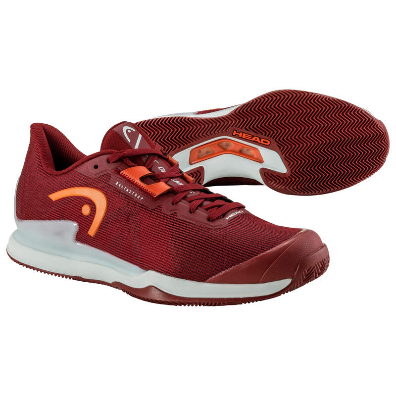 Head Sprint Pro 3.5 Clay Men Dark Red / Orange Shoes