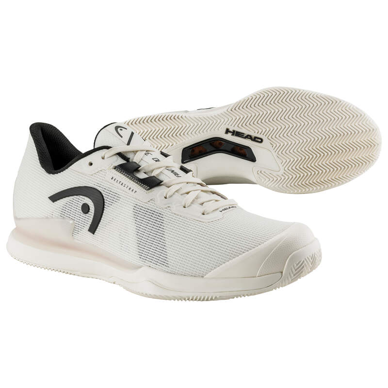 Chaussures Head Sprint Pro 3.5 Clay pour homme, craie blanche/noire