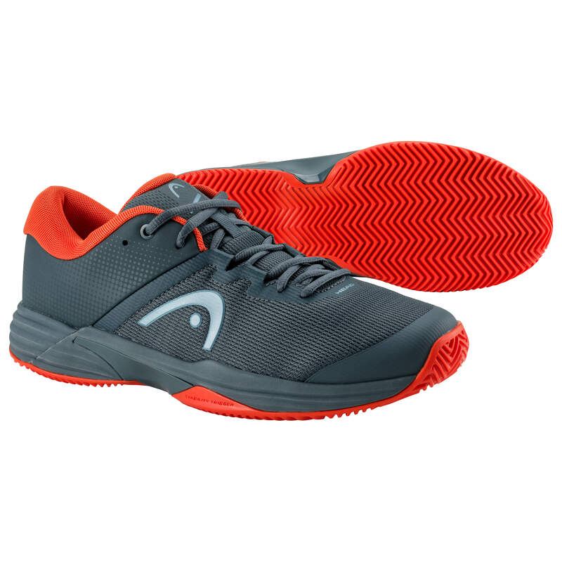 Head Revolt Evo 2.0 Clay Men Dark Grey / Orange Shoes