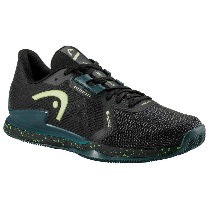 Head Sprint Pro 3.5 SF Clay Men Black / Forrest Green Shoes