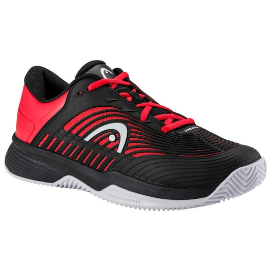 Chaussures de tennis Head Revolt Pro 4.5 Clay Junior Noir/Rouge