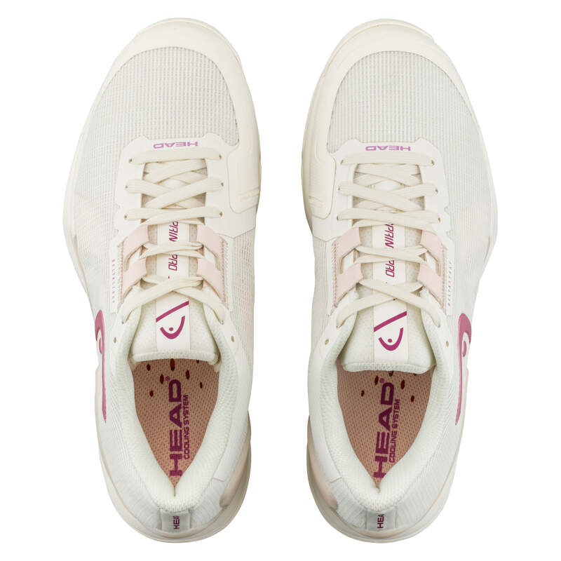 Head Sprint Pro 3.5 Clay Women Chalk White/Purple Shoes