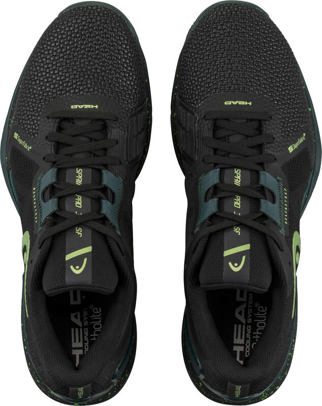 Head Sprint Pro 3.5 SF Clay Men Black / Forrest Green Shoes