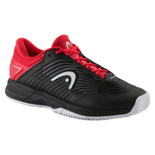 Chaussures de tennis Head Revolt Pro 4.5 Clay pour homme Noir/Rouge