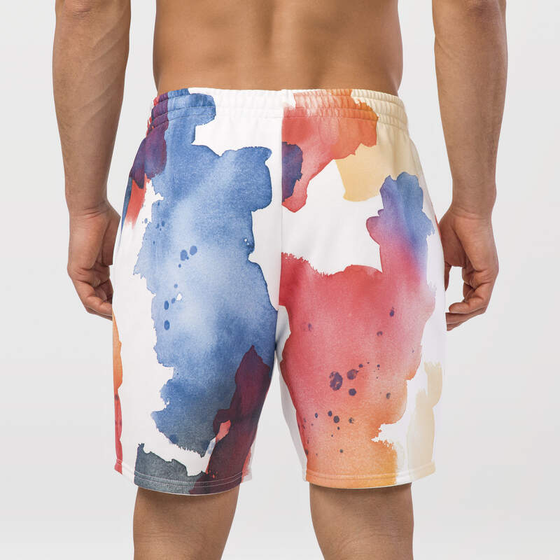 HEAD MOTION WATERCOLOR SWEAT SHORTS MEN