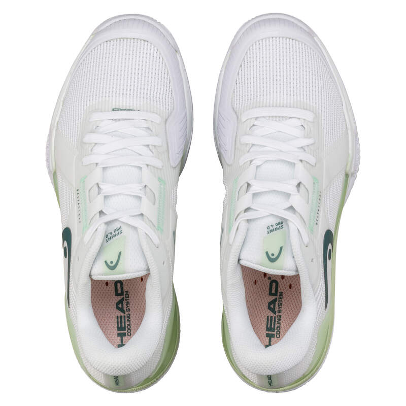 Head Sprint Pro 4.0 Clay Women White/Lightgreen