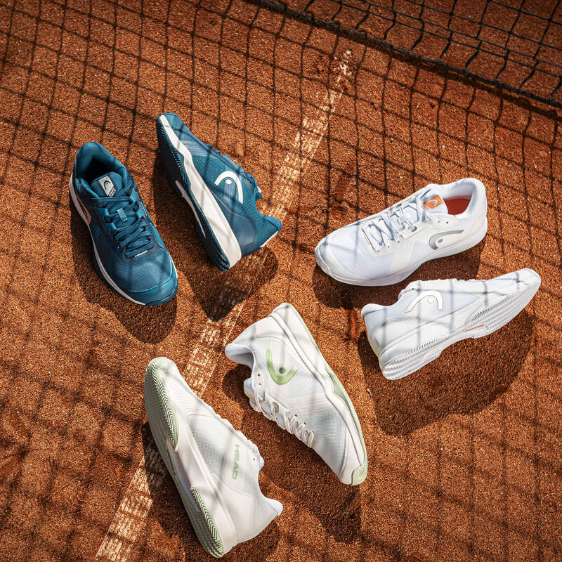 Head Sprint Team 4.0 Clay Women Chalk White/Light Green