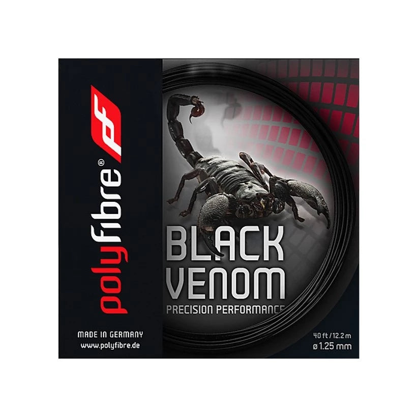 Polyfibre Black Venom Saite, 12 m