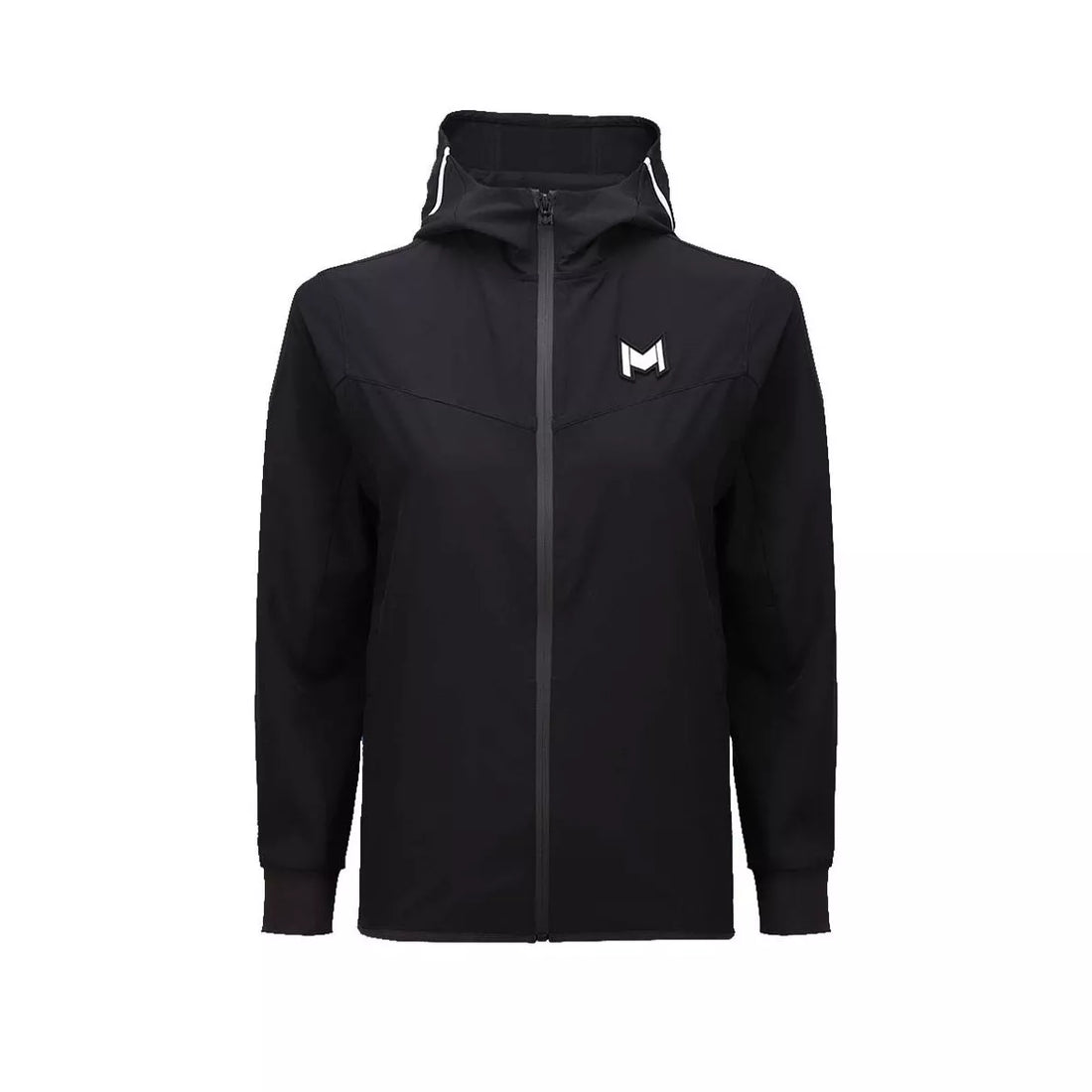 Mouratoglou Junior Hooded Tennis Jacket - Black
