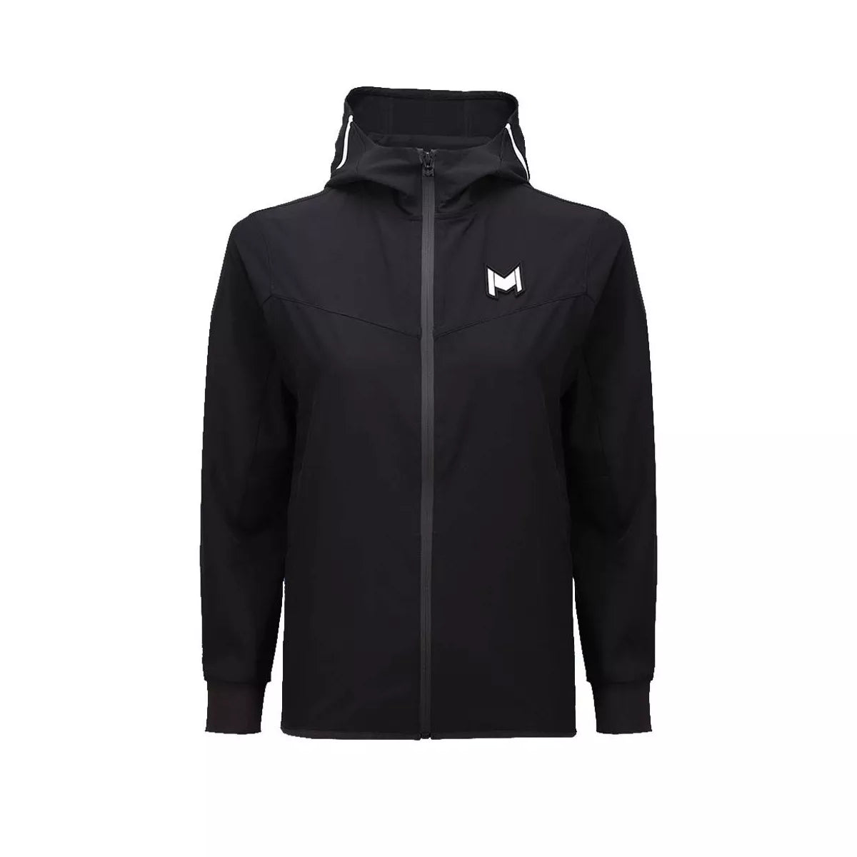 Mouratoglou Junior Hooded Tennis Jacket - Black