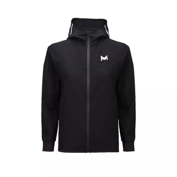 Mouratoglou Junior Hooded Tennis Jacket - Black