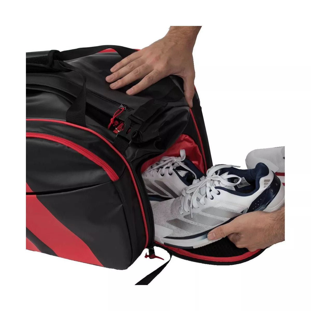 Adidas Multigame 2026 Padel Bag Black / Red Ale Galán – 8