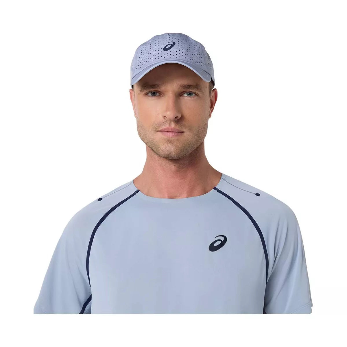 Asics Match SS T-Shirt Grey Blue – 2