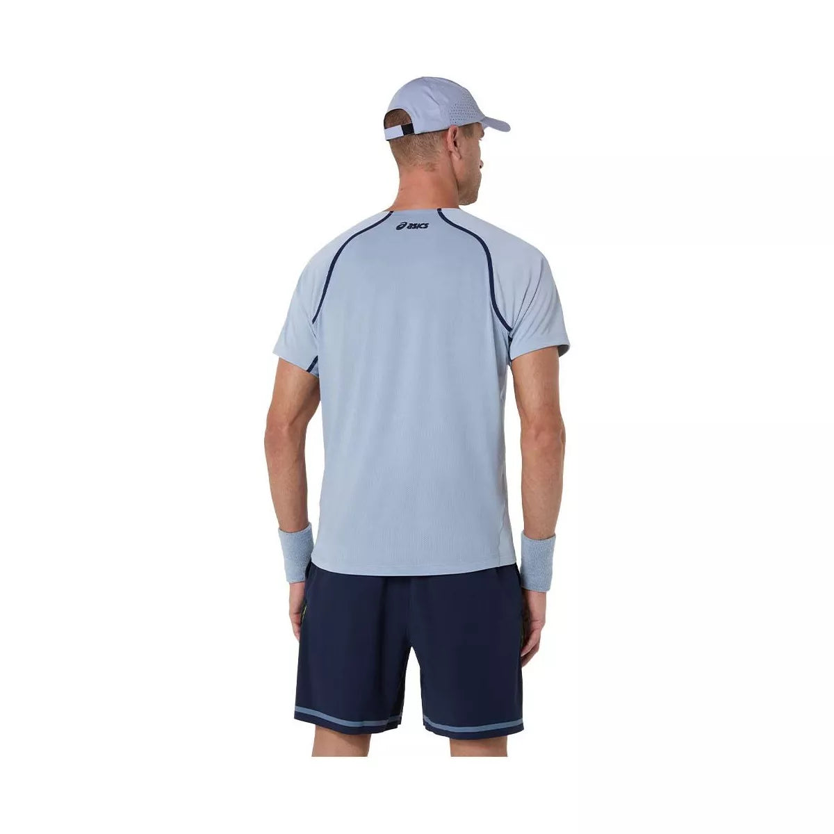 Asics Match SS T-Shirt Grey Blue – 3