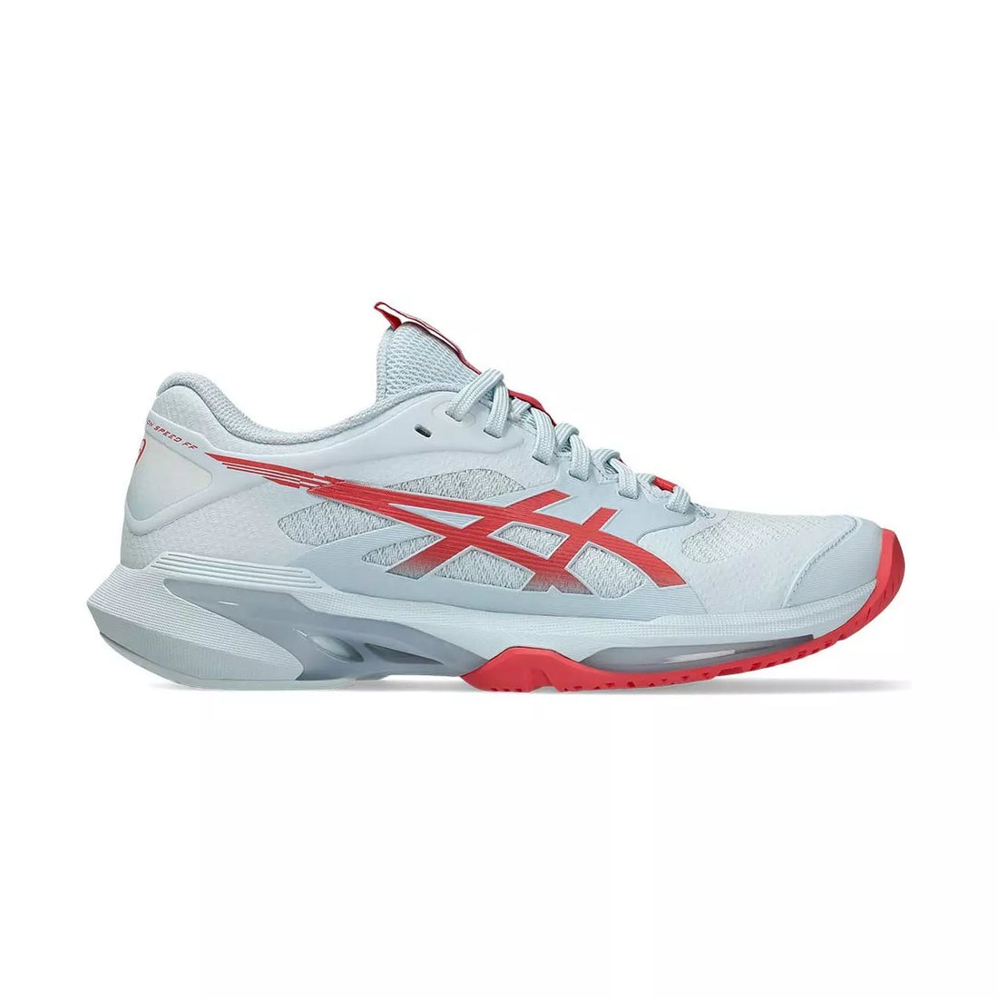Asics Gel Solution Speed FF 4 Women's Tennis Shoes Pastel Blue / Red