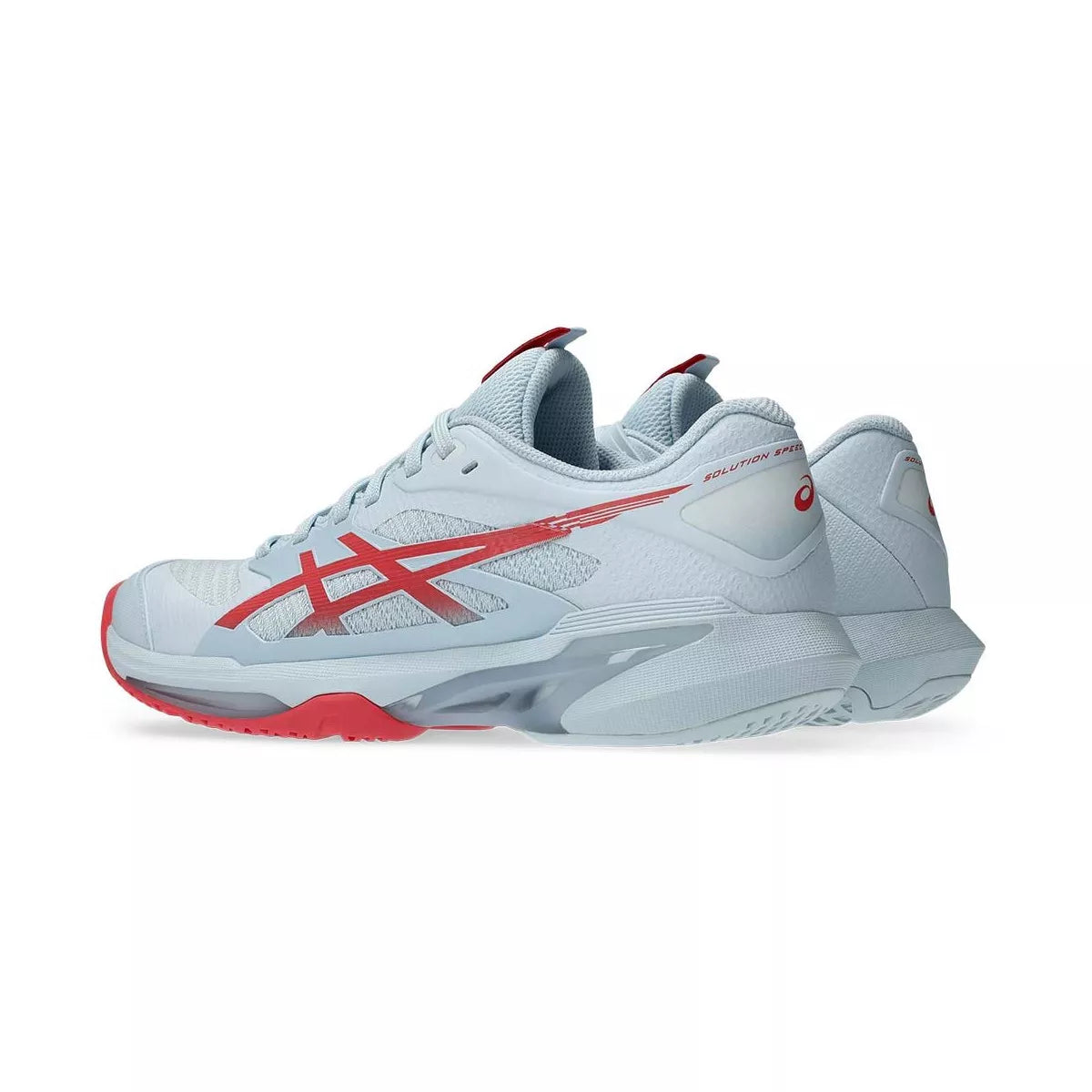 Asics Gel Solution Speed FF 4 Women's Tennis Shoes Pastel Blue / Red – 5