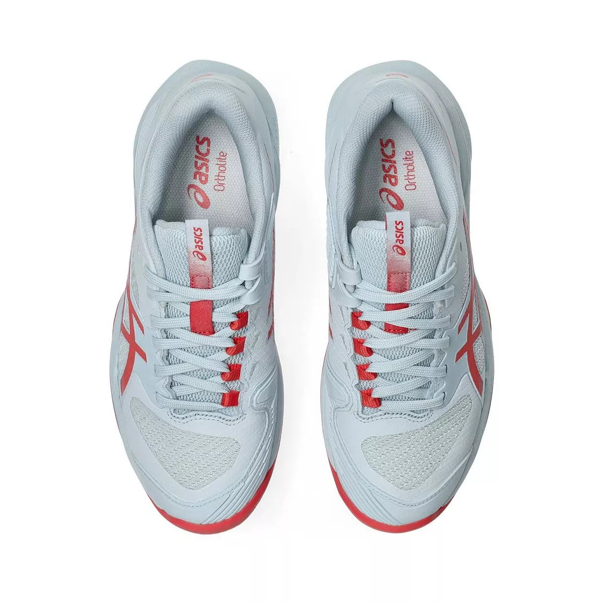 Asics Gel Solution Speed FF 4 Women's Tennis Shoes Pastel Blue / Red – 6