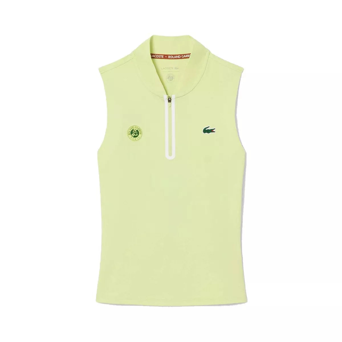 Lacoste Roland Garros Women's Sleeveless Polo Shirt - Green