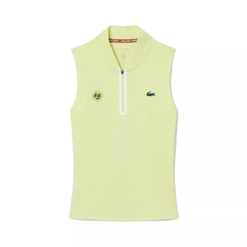 Lacoste Roland Garros Women's Sleeveless Polo Shirt - Green