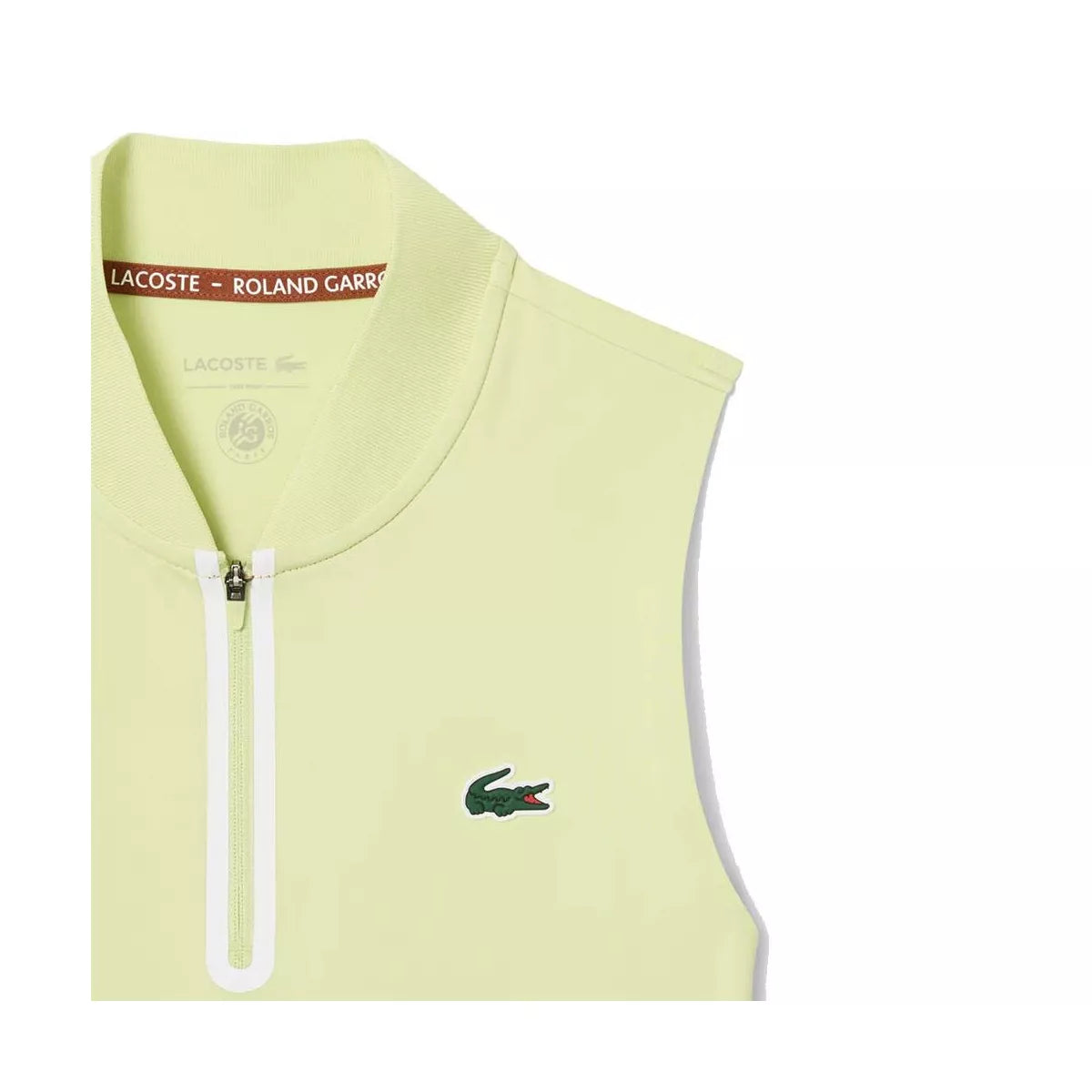 Lacoste Roland Garros Women's Sleeveless Polo Shirt - Green – 2