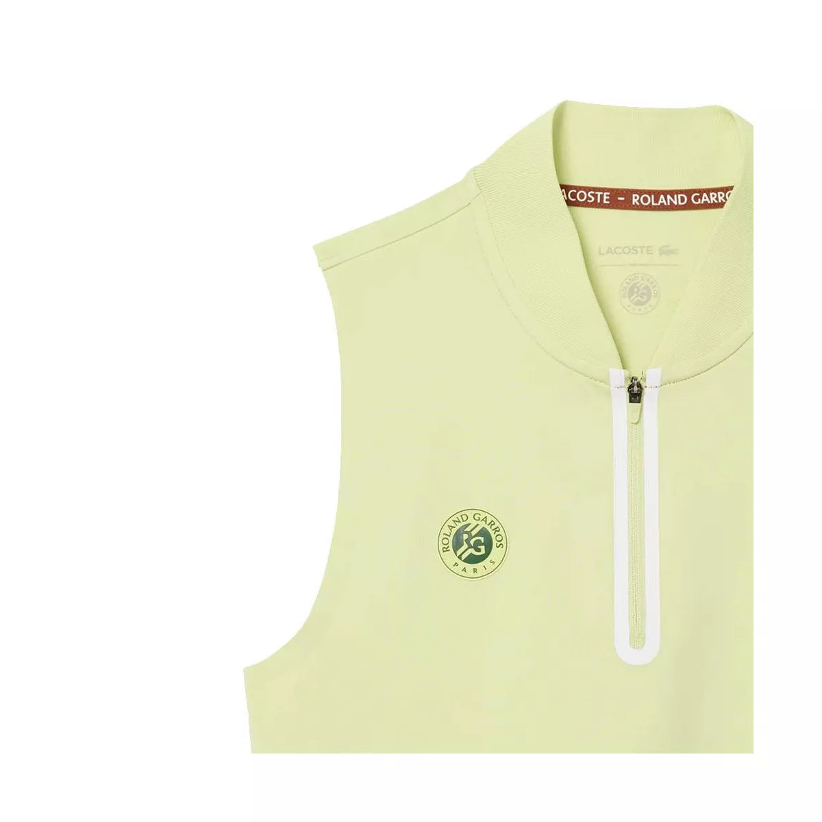 Lacoste Roland Garros Women's Sleeveless Polo Shirt - Green – 3