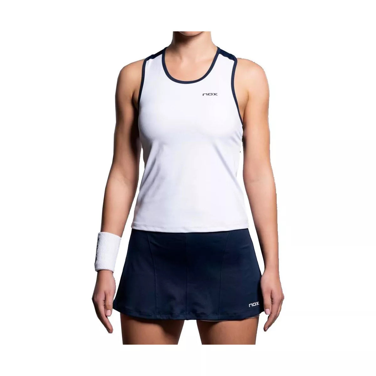 Nox Team 26 Women's White / Navy Tank Top – 3