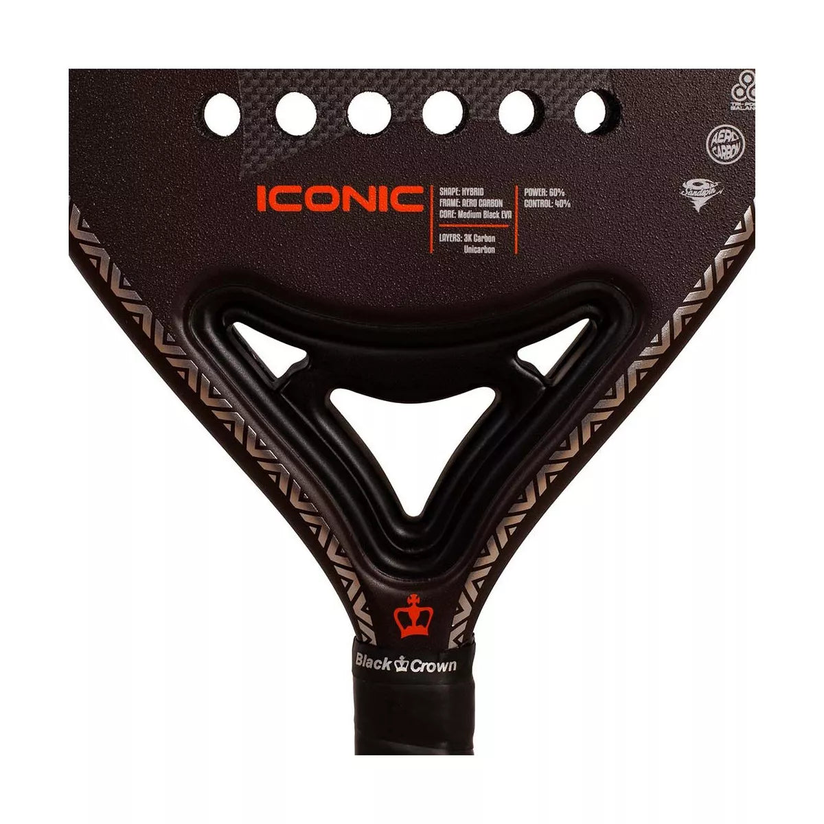 Black Crown Iconic Padel Racquet – 3