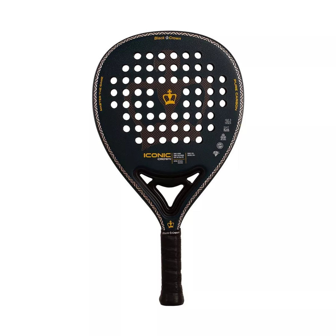 Black Crown Iconic Crown Padel Racquet
