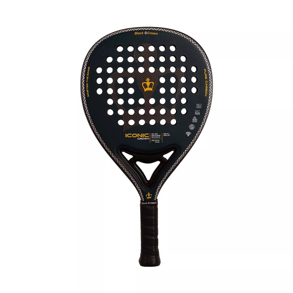 Black Crown Iconic Crown Padel Racquet