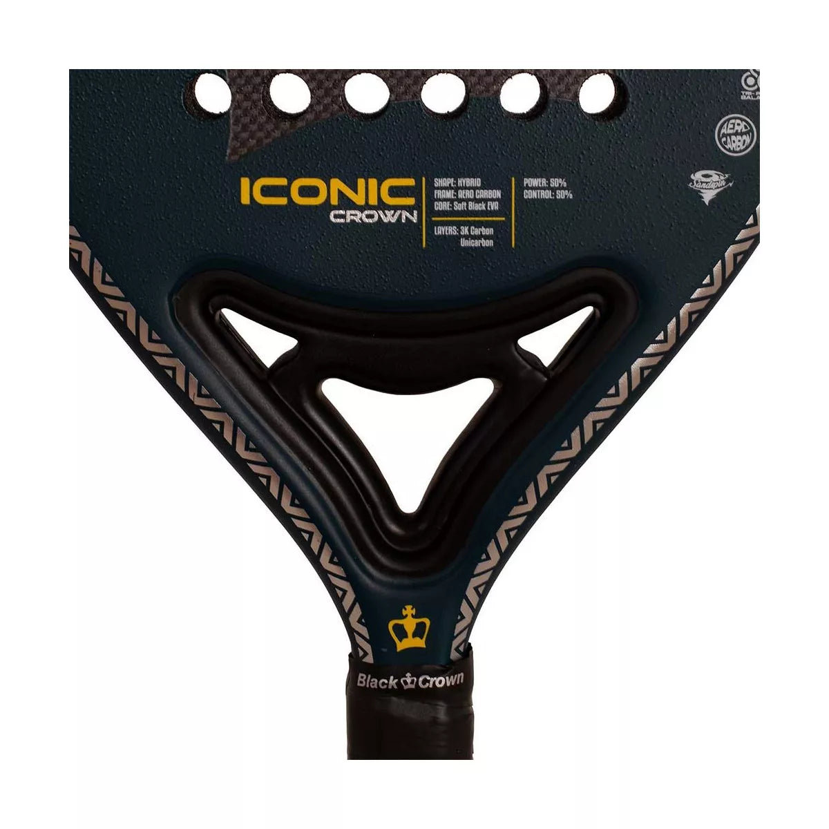Black Crown Iconic Crown Padel Racquet – 4