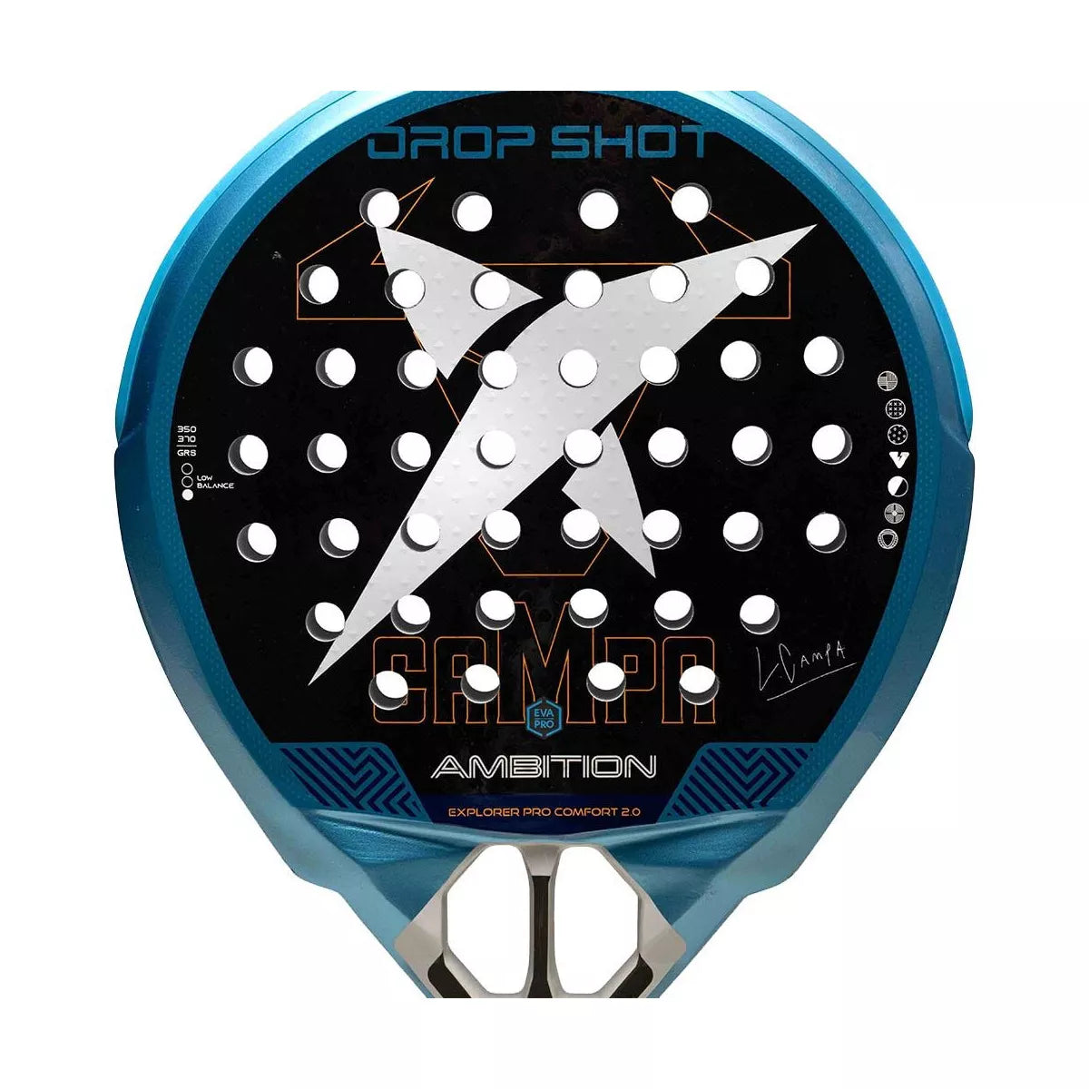Drop Shot Explorer Pro Comfort 2.0 Padel Racquet – 6