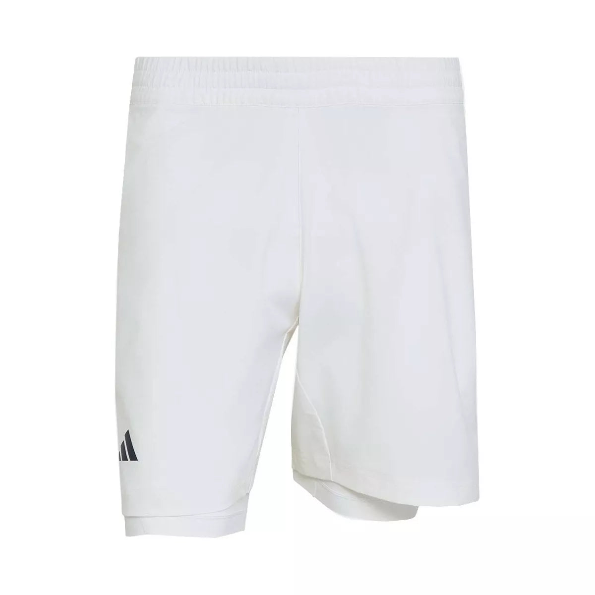 Adidas Pro 2-in-1 White Tennis Shorts