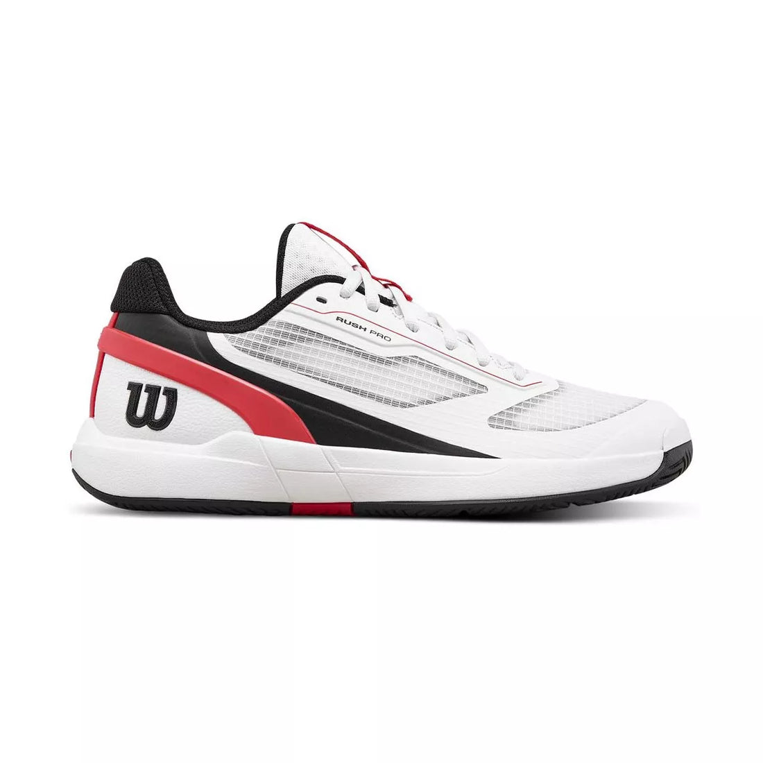 Wilson Rush Pro 5 Junior Tennis Shoes White / Black / Red