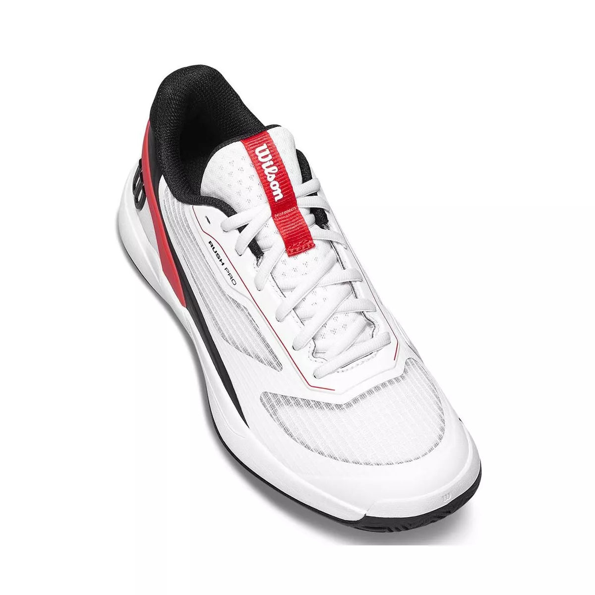Wilson Rush Pro 5 Junior Tennis Shoes White / Black / Red – 3