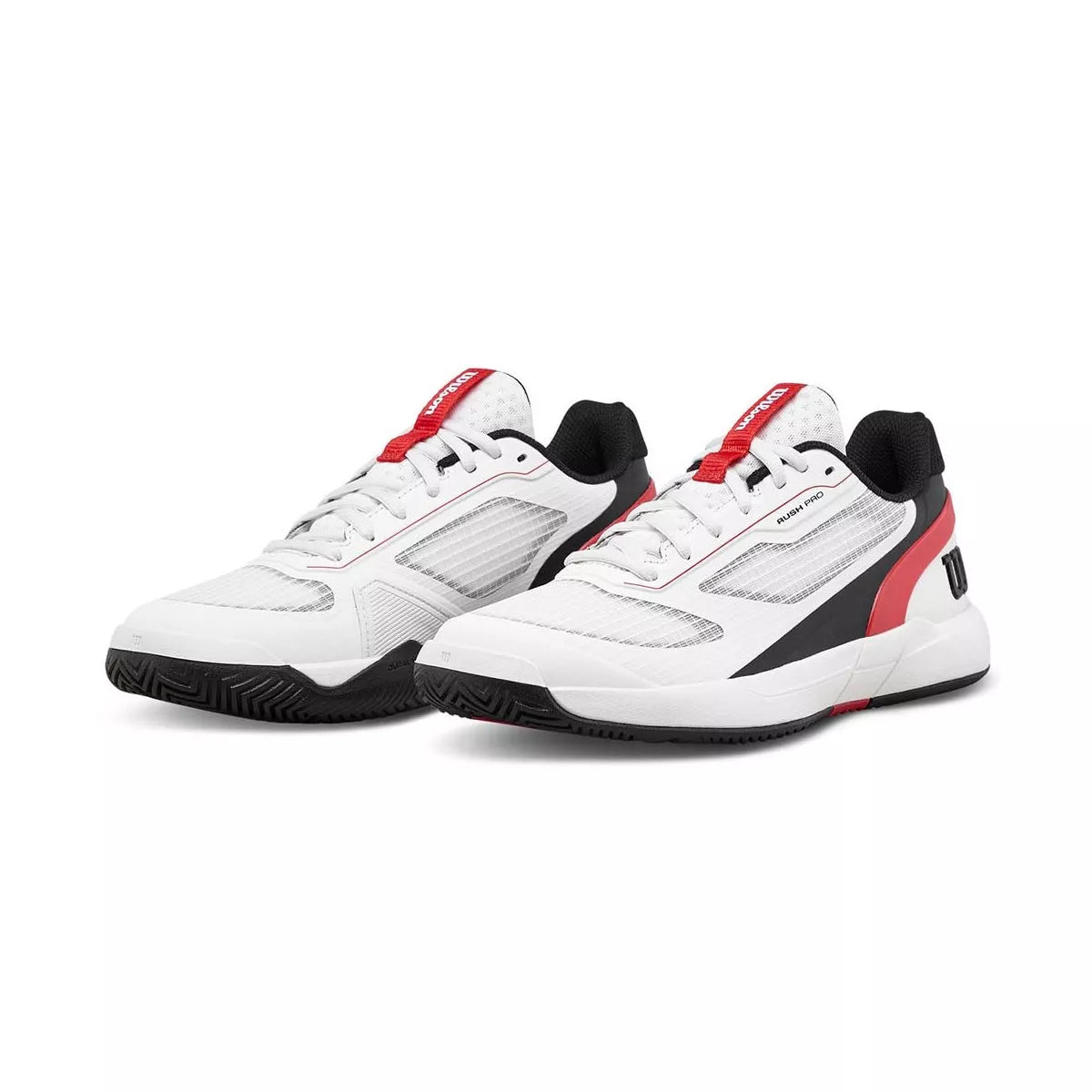 Wilson Rush Pro 5 Junior Tennis Shoes White / Black / Red – 7