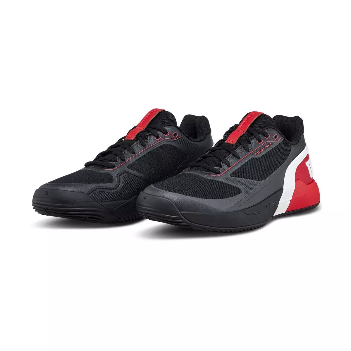 Wilson Rush Pro 5 Padel Shoes Black / Red – 7